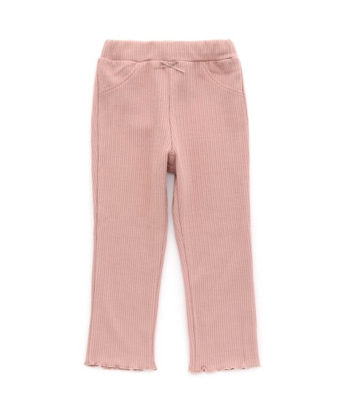 F.O.KIDS(エフオーキッズ)の「F.O.KIDS/エフオーキッズ 裏起毛リブレギパンツ(レギンス/スパッツ・キッズ・ピンク/アイボリー/ブラック/サックスブルー・140/120/130)」の1枚目の写真