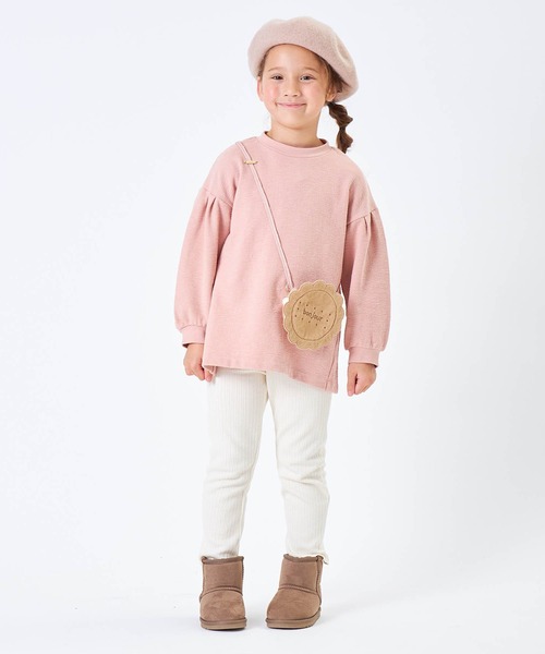 F.O.KIDS(エフオーキッズ)の「F.O.KIDS/エフオーキッズ 裏起毛リブレギパンツ(レギンス/スパッツ・キッズ・ピンク/アイボリー/ブラック/サックスブルー・140/120/130)」の9枚目の写真