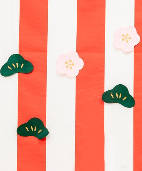 お正月】おうちフォトスタジオクロス(フェルトの松・梅つき