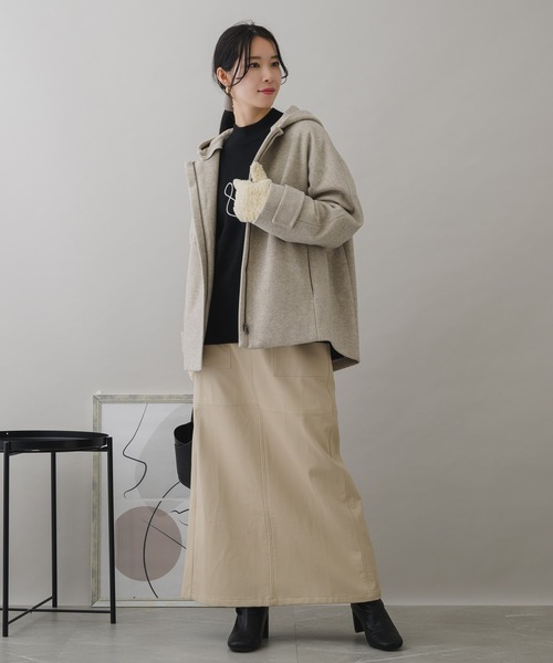 KATHARINE ROSS(キャサリンロス)の「【KATHARINE ROSS】ボアグローブ(手袋・レディース・アイボリー/キャメル・MEDIUM)」の5枚目の写真