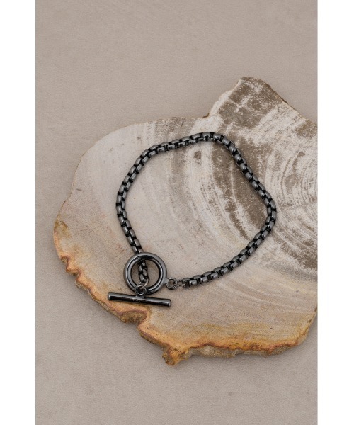 AZUL by moussy（アズールバイマウジー）の「ベネチアンチェーンブレスレット（ブレスレット・メンズ・ブラック/シルバー/ゴールド・FREE）」の7枚目の写真