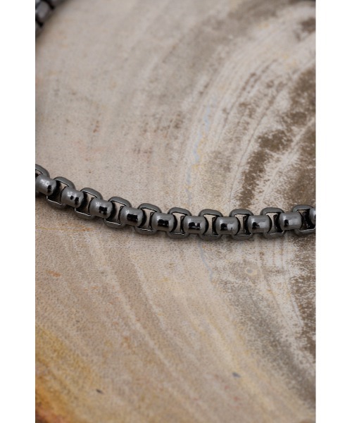 AZUL by moussy（アズールバイマウジー）の「ベネチアンチェーンブレスレット（ブレスレット・メンズ・ブラック/シルバー/ゴールド・FREE）」の10枚目の写真