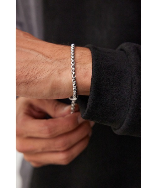 AZUL by moussy（アズールバイマウジー）の「ベネチアンチェーンブレスレット（ブレスレット・メンズ・ブラック/シルバー/ゴールド・FREE）」の14枚目の写真