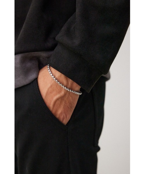 AZUL by moussy（アズールバイマウジー）の「ベネチアンチェーンブレスレット（ブレスレット・メンズ・ブラック/シルバー/ゴールド・FREE）」の15枚目の写真