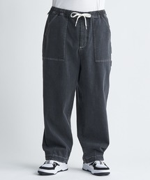 DC SHOES（ディーシーシューズ）の「24 SUPER WIDE PAINTE/DCウエストゴムドローコードワイドパンツ（デニムパンツ）」