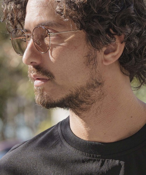 CAMBIO（カンビオ）の「mko11731- Narrow Rim Round Sunglasses サングラス（サングラス・メンズ・シルバー系その他/ブラック系その他/スモーク/ゴールド系その他/ブラウン系その他・FREE）」の2枚目の写真