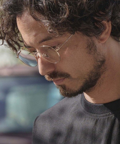 CAMBIO（カンビオ）の「mko11731- Narrow Rim Round Sunglasses サングラス（サングラス・メンズ・シルバー系その他/ブラック系その他/スモーク/ゴールド系その他/ブラウン系その他・FREE）」の6枚目の写真