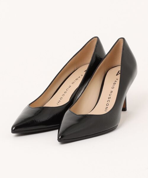 FABIO RUSCONI】ポインテッドトウプレーンパンプス(F41103