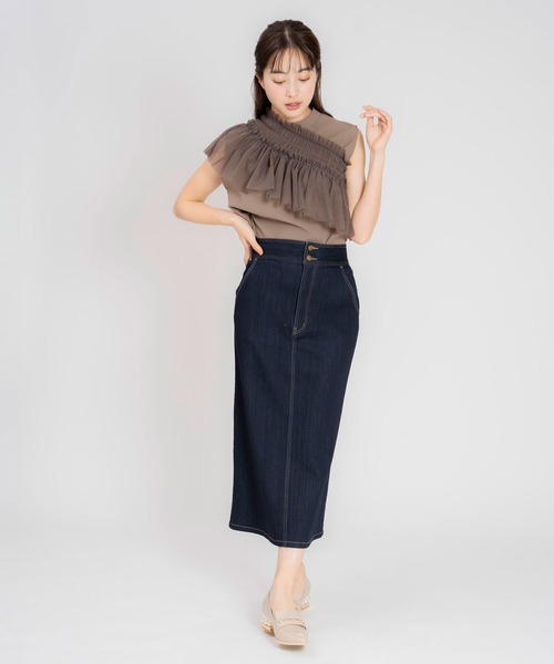 NOELA(ノエラ)の「3WAYチュールセットトップス(Tシャツ/カットソー・レディース・ブラック/グレー/レッド・フリー)」の22枚目の写真