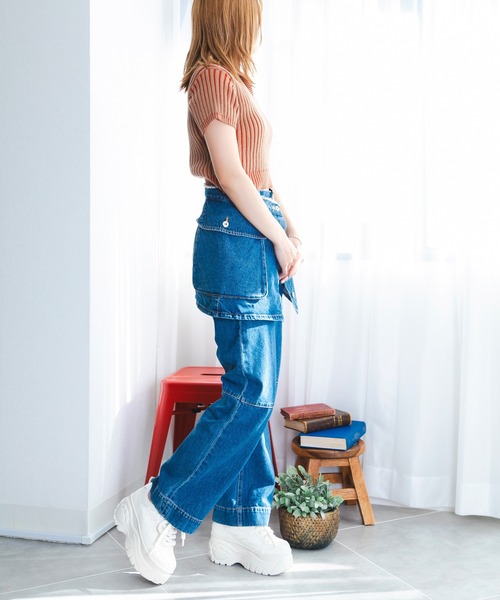 attagirl（アタガール）の「ボリュームレースアップスニーカー（スニーカー・レディース・ブラック/ピンク/ホワイト・M/S/LL/L）」の17枚目の写真