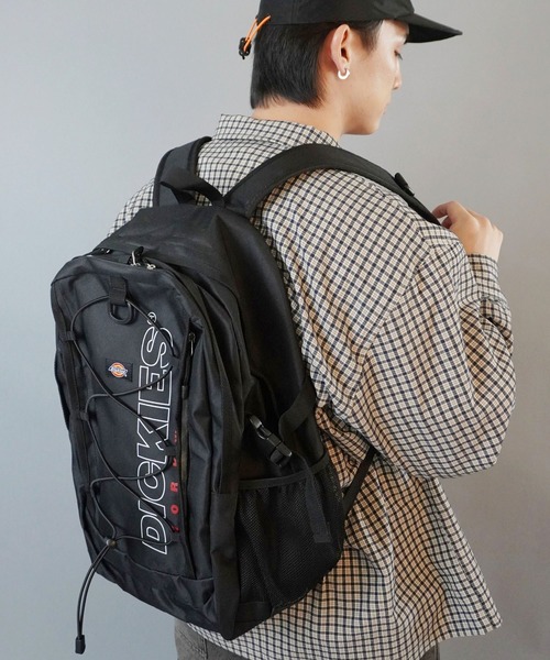 Dickies（ディッキーズ）の「【Dickies/ディッキーズ】大容量バックパック/PC収納可・通学通勤◎/ユニセックスリュック（バックパック/リュック・メンズ・ブラック・ONESIZE）」の13枚目の写真