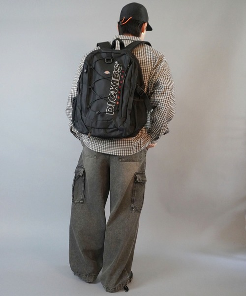 Dickies（ディッキーズ）の「【Dickies/ディッキーズ】大容量バックパック/PC収納可・通学通勤◎/ユニセックスリュック（バックパック/リュック・メンズ・ブラック・ONESIZE）」の14枚目の写真
