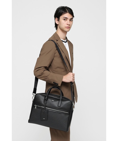 BOSS（ボス）の「モノグラムディテール ストラクチャード