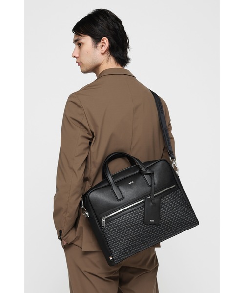 BOSS（ボス）の「モノグラムディテール ストラクチャード