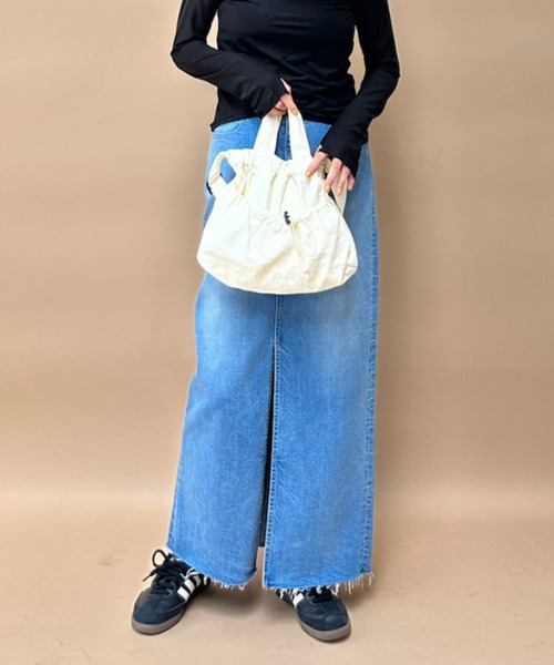 y/m(イム)の「ドロストナイロン2WayBAG(ショルダーバッグ・レディース・ブラック/ブルー/アイボリー・FREE)」の8枚目の写真