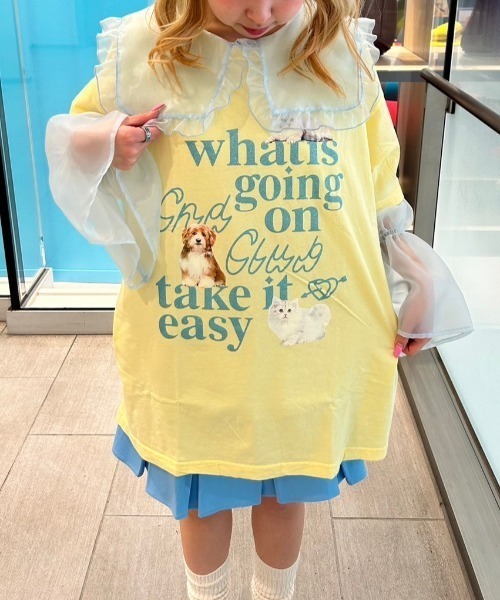 Candy Stripper CND CLUB BIG Tシャツ オフホワイト Candy Stripper（キャンディストリッパー）の「CND CLUB BIG T