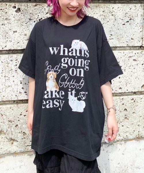 Candy Stripper CND CLUB BIG Tシャツ オフホワイト Candy Stripper（キャンディストリッパー）の「CND CLUB BIG T