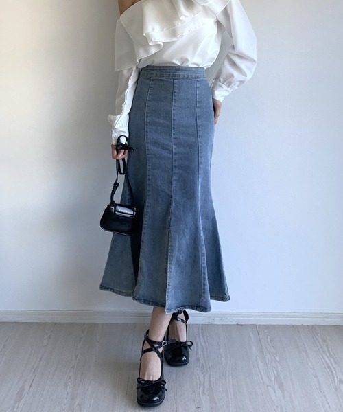 Silly（シリー）の「【トレンドアイテム！】ブロックヒールリボンパンプス（パンプス・レディース・ブラック・SMALL/MEDIUM/LARGE）」の2枚目の写真