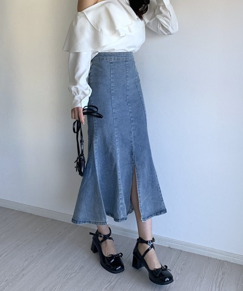 Silly（シリー）の「【トレンドアイテム！】ブロックヒールリボンパンプス（パンプス・レディース・ブラック・SMALL/MEDIUM/LARGE）」の3枚目の写真