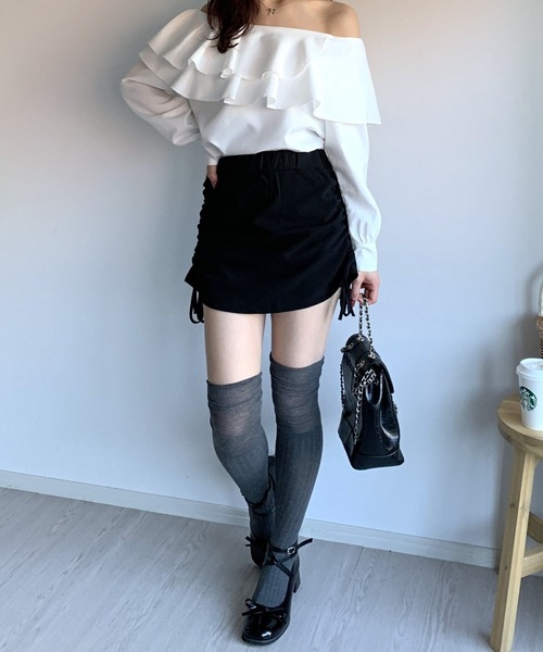 Silly（シリー）の「【トレンドアイテム！】ブロックヒールリボンパンプス（パンプス・レディース・ブラック・SMALL/MEDIUM/LARGE）」の11枚目の写真