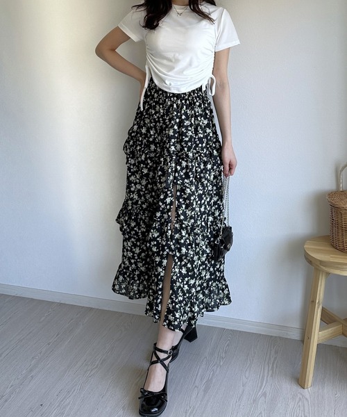 Silly（シリー）の「【トレンドアイテム！】ブロックヒールリボンパンプス（パンプス・レディース・ブラック・SMALL/MEDIUM/LARGE）」の7枚目の写真