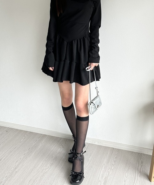 Silly（シリー）の「【トレンドアイテム！】ブロックヒールリボンパンプス（パンプス・レディース・ブラック・SMALL/MEDIUM/LARGE）」の22枚目の写真