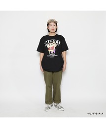 RUDIE'SxCRAYON SHINCHAN BACK TO BACK TEE/ルーディーズ×クレヨンしんちゃん バックトゥーバック Tシャツ