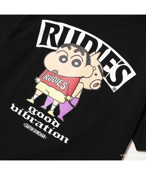 RUDIE'S(ルーディーズ)の「RUDIE'SxCRAYON SHINCHAN BACK TO BACK TEE/ルーディーズ×クレヨンしんちゃん バックトゥーバック Tシャツ(Tシャツ/カットソー・メンズ・ブラック/ホワイト・XXL/XL/L/M/S)」の10枚目の写真