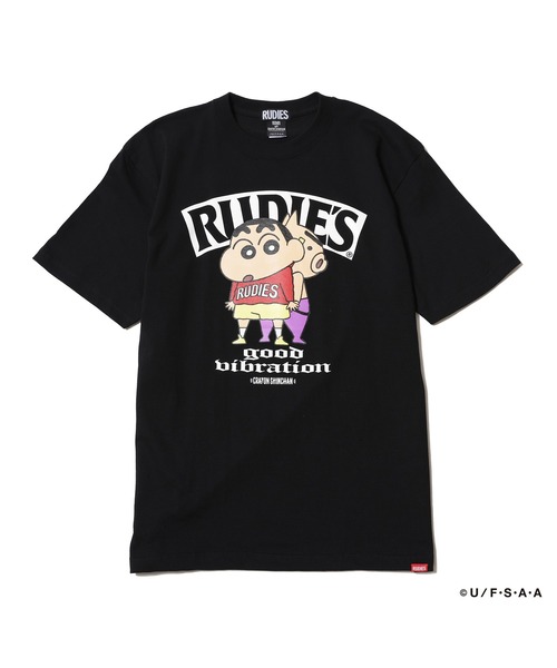 RUDIE'S(ルーディーズ)の「RUDIE'SxCRAYON SHINCHAN BACK TO BACK TEE/ルーディーズ×クレヨンしんちゃん バックトゥーバック Tシャツ(Tシャツ/カットソー・メンズ・ブラック/ホワイト・XXL/XL/L/M/S)」の16枚目の写真