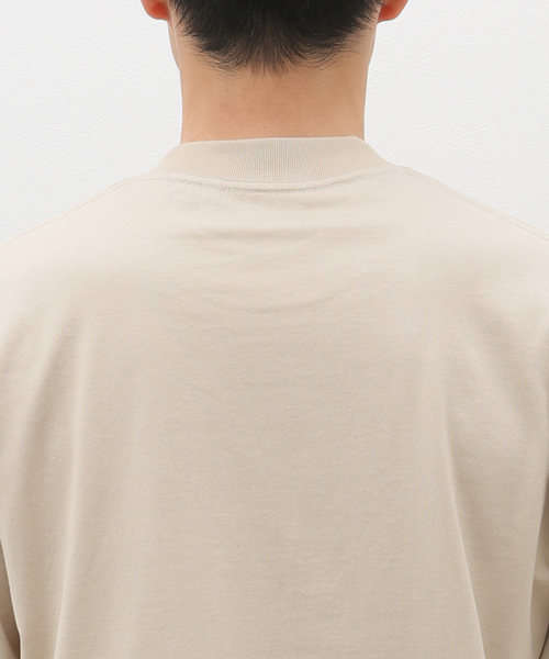 Kaptain Sunshine（キャプテン サンシャイン）の「KAPTAIN SUNSHINE / Suvin Supima Tube Tee Light KSBSCS04（Tシャツ/カットソー・メンズ・ホワイト/ネイビー/ベージュ・LARGE/MEDIUM）」の17枚目の写真