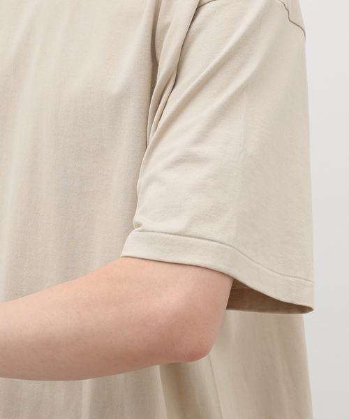 Kaptain Sunshine（キャプテン サンシャイン）の「KAPTAIN SUNSHINE / Suvin Supima Tube Tee Light KSBSCS04（Tシャツ/カットソー・メンズ・ホワイト/ネイビー/ベージュ・LARGE/MEDIUM）」の7枚目の写真