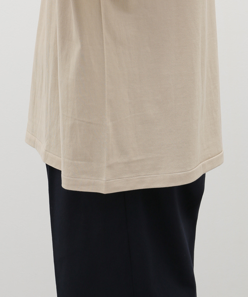 Kaptain Sunshine（キャプテン サンシャイン）の「KAPTAIN SUNSHINE / Suvin Supima Tube Tee Light KSBSCS04（Tシャツ/カットソー・メンズ・ホワイト/ネイビー/ベージュ・LARGE/MEDIUM）」の8枚目の写真