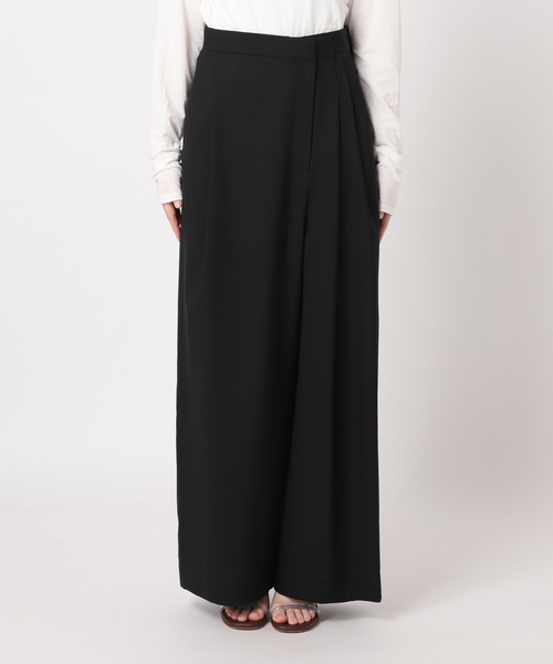 plage（プラージュ）の「【R’IAM】WRAP パンツ NEW（スラックス・レディース・チャコールグレー/ブラック・34/36/38）」の4枚目の写真