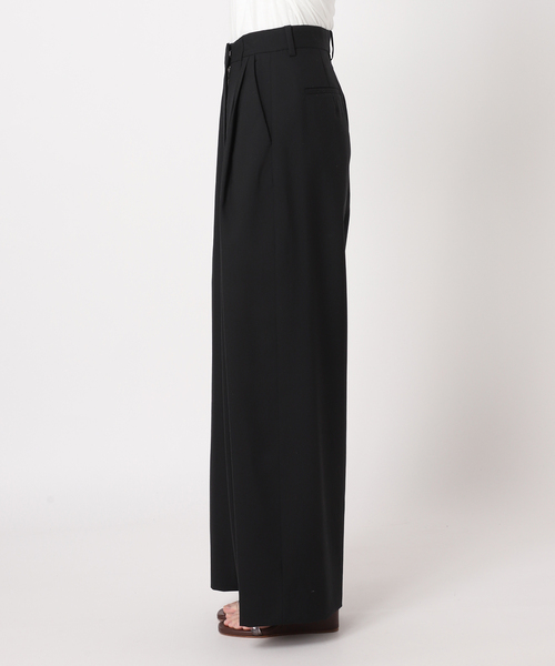 plage（プラージュ）の「【R’IAM】WRAP パンツ NEW（スラックス・レディース・チャコールグレー/ブラック・34/36/38）」の3枚目の写真