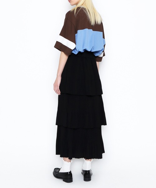 PUNYUS（プニュズ）の「ナンバリングユニフォームＴ（Tシャツ/カットソー・レディース・ブラウン/ピンク/ネイビー・4/3）」の5枚目の写真