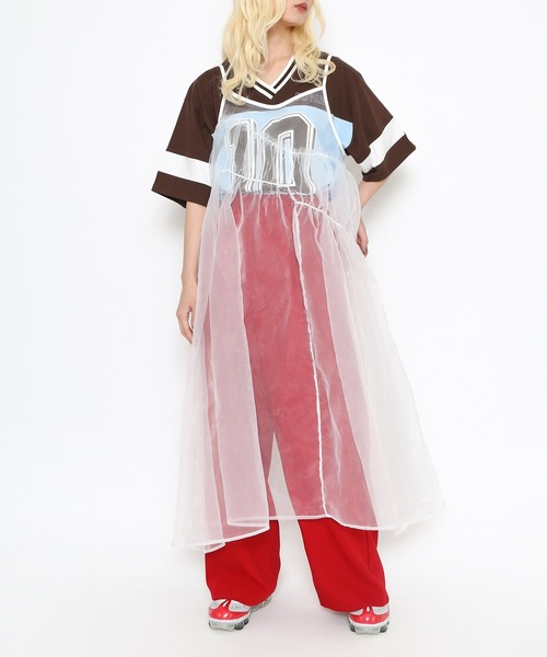 PUNYUS（プニュズ）の「ナンバリングユニフォームＴ（Tシャツ/カットソー・レディース・ブラウン/ピンク/ネイビー・4/3）」の22枚目の写真