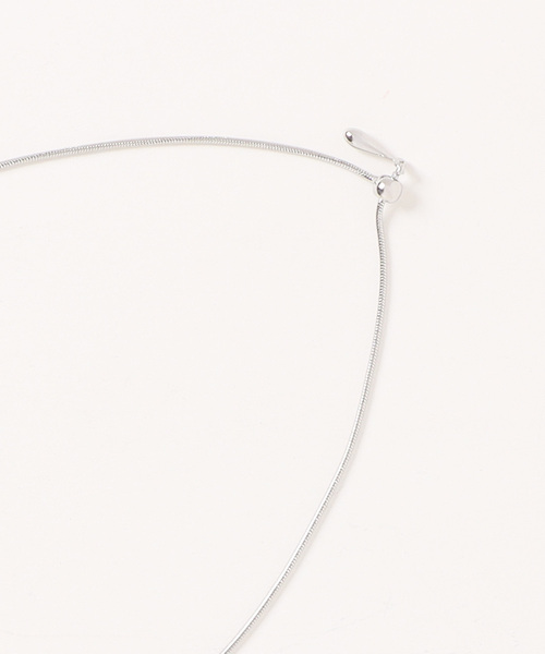 DouDou（ドゥドゥ）の「メタルスライダーネックレス（ネックレス・レディース・シルバー/ゴールド・FREE）」の4枚目の写真
