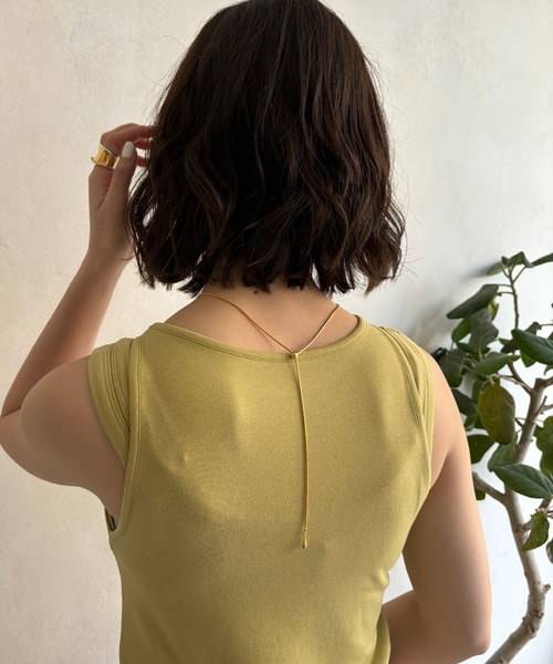 DouDou（ドゥドゥ）の「メタルスライダーネックレス（ネックレス・レディース・シルバー/ゴールド・FREE）」の9枚目の写真