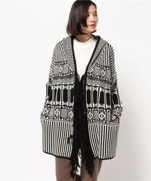 koe | ノマド柄ニットコート(その他アウター)