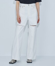 kotohayokozawa | 【kotohayokozawa/コトハヨコザワ】カットアウトデニムパンツ(その他パンツ)