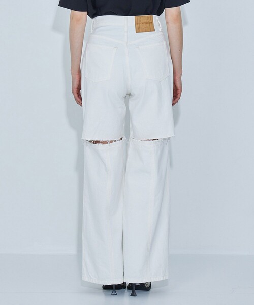 kotohayokozawa（コトハヨコザワ）の「【kotohayokozawa/コトハヨコザワ】カットアウトデニムパンツ（その他パンツ・レディース・ホワイト・M/S）」の7枚目の写真