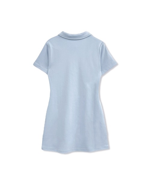 ANDGEEBEE（アンジービー）の「FOXポロワンピ（ワンピース・レディース・ネイビー/ライトブルー・FREE）」の12枚目の写真