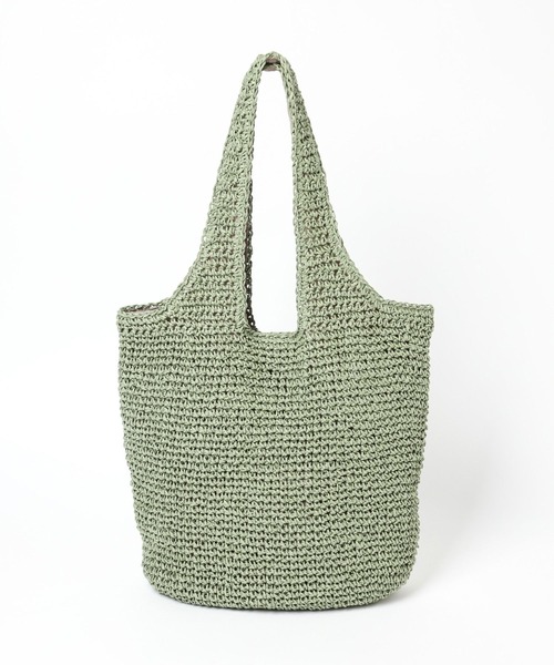 GLOBAL WORK（グローバルワーク）の「雑材ペーパーショルダー/109228（ショルダーバッグ・レディース・カーキ/ベージュ/ブラック・ONE SIZE）」の12枚目の写真