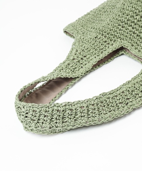 GLOBAL WORK（グローバルワーク）の「雑材ペーパーショルダー/109228（ショルダーバッグ・レディース・カーキ/ベージュ/ブラック・ONE SIZE）」の16枚目の写真