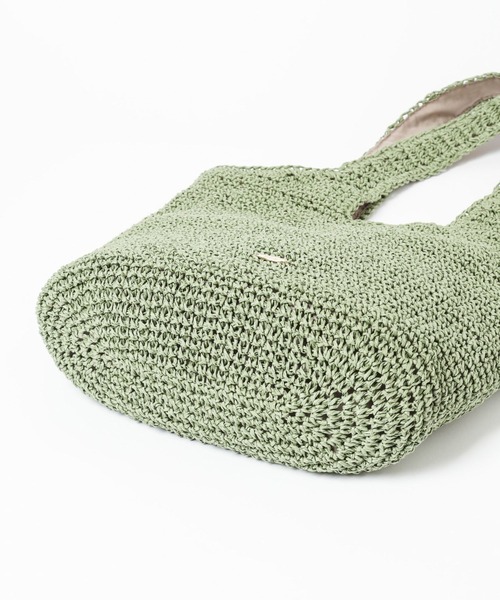 GLOBAL WORK（グローバルワーク）の「雑材ペーパーショルダー/109228（ショルダーバッグ・レディース・カーキ/ベージュ/ブラック・ONE SIZE）」の17枚目の写真