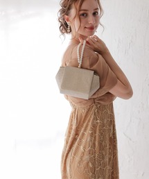 Dorry Doll | パールハンドルグリッターバッグ(ハンドバッグ)