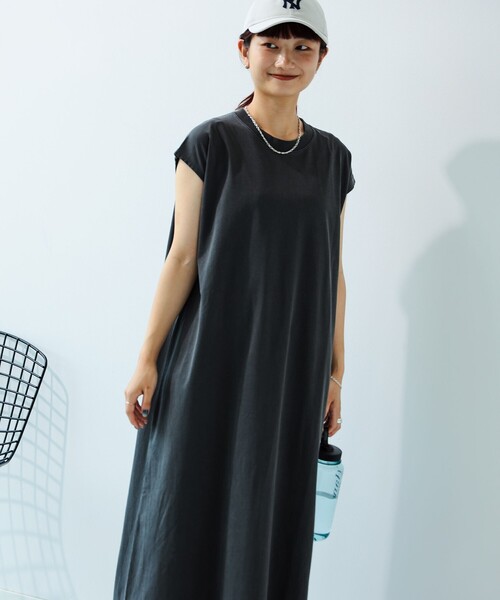 B:MING by BEAMS(ビーミングバイビームス)の「B:MING by BEAMS / ピグメント ノースリーブ ワンピース(ワンピース・レディース・ライトグレー/ネイビー/ブラック系その他4・SMALL/MEDIUM)」の12枚目の写真