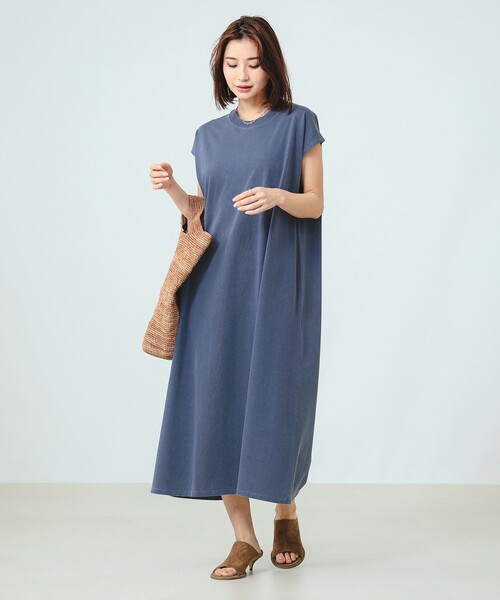 B:MING by BEAMS(ビーミングバイビームス)の「B:MING by BEAMS / ピグメント ノースリーブ ワンピース(ワンピース・レディース・ライトグレー/ネイビー/ブラック系その他4・SMALL/MEDIUM)」の19枚目の写真