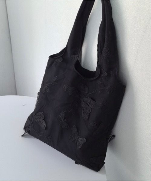 Burner（バーナー）の「【OKUOKU　0909】デザイン　トートバッグ　 oku-bag-681813207432-15（トートバッグ・レディース・ホワイト系その他/ホワイト系その他3/ブラック系その他/ダークブラック/ホワイト系その他2/アイボリー/ブラック・FREE）」の6枚目の写真