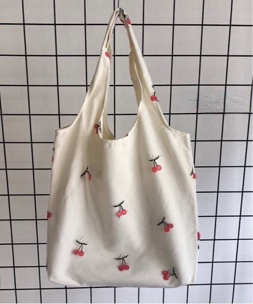 Burner（バーナー）の「【OKUOKU　0909】デザイン　トートバッグ　 oku-bag-681813207432-15（トートバッグ・レディース・ホワイト系その他/ホワイト系その他3/ブラック系その他/ダークブラック/ホワイト系その他2/アイボリー/ブラック・FREE）」の3枚目の写真